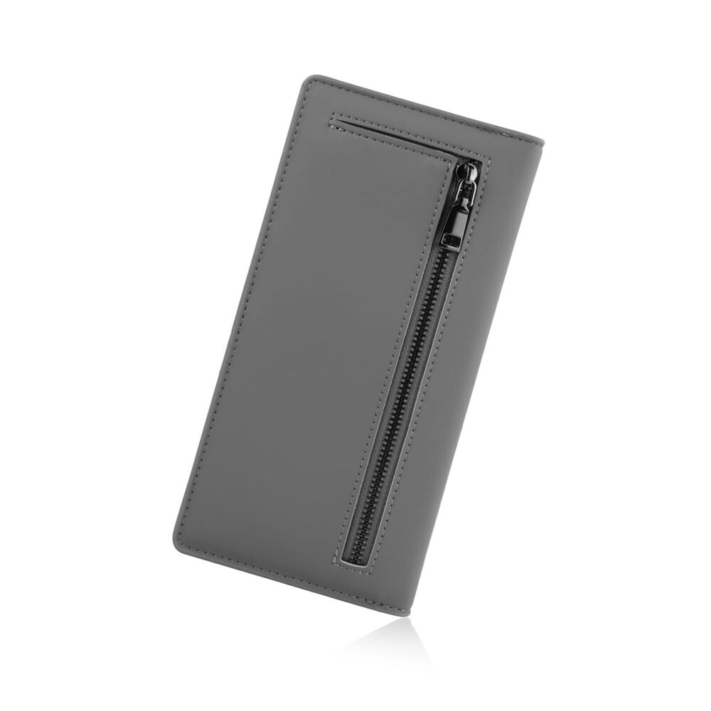 3361 Slim Wallet , Bifold PU Leather Long Rfid Blocking Wallet Large